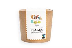 Cocoa Loco Organic F/T Milk Hot Chocolate Drinking Flakes 200g