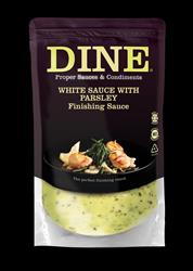 DINE in with Atkins and Potts DINE White Sauce with Parsley Finishing Sauce 350g