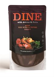DINE in with Atkins and Potts DINE Beef Gravy with Red Wine & Thyme 350g