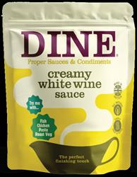 DINE in with Atkins and Potts DINE Creamy White Wine Pour over Sauce 200g