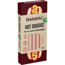Delishh Delishh! Hot Doggos Vegan Sausages 310g