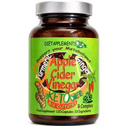 Dietapplements ACV with Turmeric Vitamins & Minerals. 120 capsules