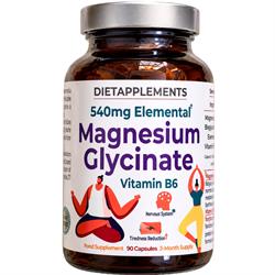 Dietapplements Magnesium Complex 1800mg with Vitamin B6. 90 capsules.