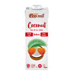 Ecomil Organic Coconut Drink Sugar Free (8.5% coconut) 1L
