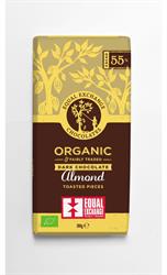Equal Exchange Organic Fair Trade Almond Dark Chocolate (55%)