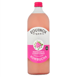 Equinox Kombucha Equinox Organic Raspberry & Elderflower Kombucha 750ml