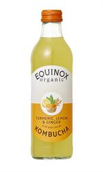 Equinox Kombucha Equinox Organic Kombucha Turmeric Lemon and Ginger 275ml