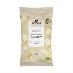 Foodin FI Organic Raw White Chocolate Cashew 60G