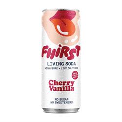 FHIRST FHIRST Living Gut Soda Cherry Vanilla Probiotic + Prebiotic 330ml