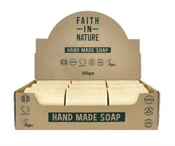 Faith in Nature Fragrance Free soap unwrapped x (Full Box of 18)