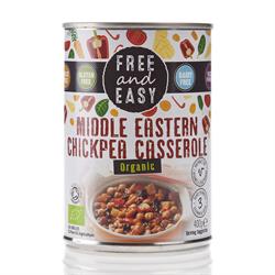 Free & Easy Organic Middle Eastern Chick Pea  Casserole 400g