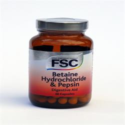 FSC Betaine Hydrochloride 60 Capsules