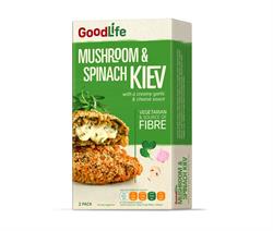 Goodlife Mushroom & Spinach Kiev with A Creamy Garlic Cheese Sauce 250g
