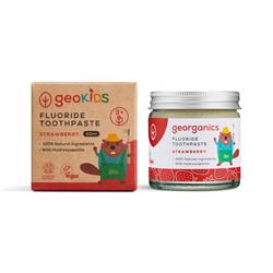 Georganics Fluoride Toothpaste for Kids  Strawberry