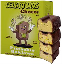 Gelato Bros Gelato Bros Pistachio Baklawa Chocos 4 x 60ml