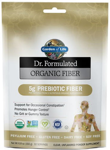 Garden of Life, Dr. Formulated Organic Fiber, Unflavored - 192g