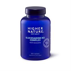Higher Nature Vegetarian Glucosamine HCl Complex 180 Tablets