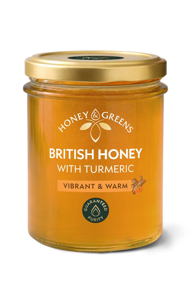 Honey and Greens Honey & Greens British Honey with Turmeric 240g