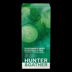 Hunter and Gather Hunter & Gather Electrolytes Cucumber & Mint - 7 x 3.8g Sachets