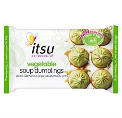 Itsu Chilled Frozen Vegetable Soup Dumplings 168g