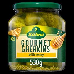 Kuhne Kuhne Gourmet Gherkins With Honey 530g