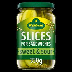 Kuhne Kuhne Gherkin Sandwich Slices 330g