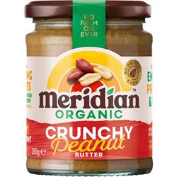 Meridian Organic Crunchy Peanut Butter 100% 280g