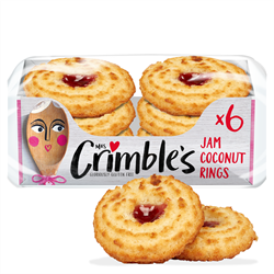 Mrs Crimbles FREE Mrs Crimbles Gluten Free Jam Rings 240g