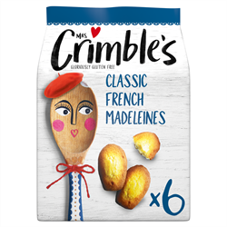 Mrs Crimbles FREE Mrs Crimbles Gluten Free Classic Madeleines 6 pack 170g