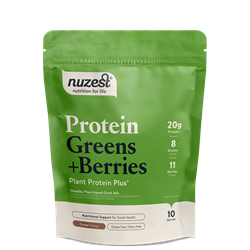 Nuzest Protein Plus Greens + Berries Cocoa Flavour 300g