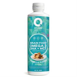 O3Omega Smoothies O3Omega Brain Food Vanilla Fudge Liquid Supplement 450ml
