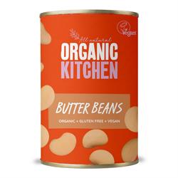 Organic Kitchen Organic Butter Beans (DAMAGED) 400g