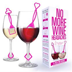 PureWine The Wand Wine Purifier - 8-Pack - Pink