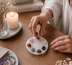 Psychic Sisters Psychic Sisters Selenite Charging Plate