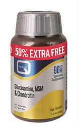 Quest Quest Glucosamine MSM & Chondroitin Extra Fill 60 + 30 Tablets