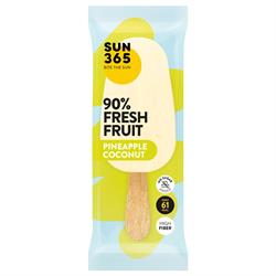 SUN365 FREE SUN365 Real Fruit Ice Cream Pineapple Coconut 70g