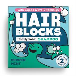 Shower Blocks Hair Blocks Solid Shampoo - Pepper Mint - All hair types