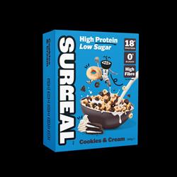 SURREAL Surreal High Protein Low Sugar Cookies & Cream Hoops 240g