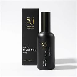 Serena Organics CBD Massage Oil (1000mg) with essential oils