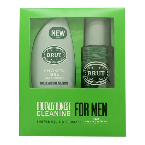 BRUT DEO 200ML AND SHOWER GEL 250ML