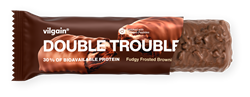 Vilgain Vilgain Double Trouble Protein Bar Double Fudgy Brownie 55g