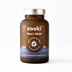 Zooki Liposomal Men's Multivitamin 60 Capsules. 30 Day Supply