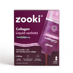 Zooki Marine Collagen 11000mg Mango Peach 30 Sachets Box