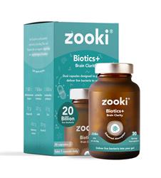 Zooki Biotics+ Brain Clarity. 30 capsules