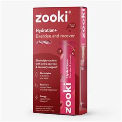 Zooki Electrolytes+ Exercise & Recover Cherry 7 Sachet