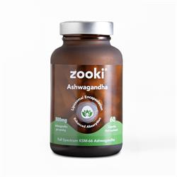 Zooki Liposomal Ashwagandha KSM-66 500mg 60 Capsules 30 Day Supply