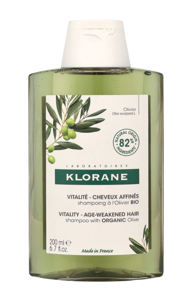 Klorane Vitality Shampoo Med Økologisk Oliven 200 ml