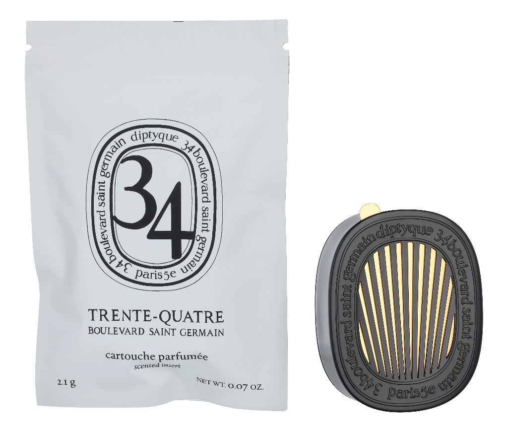 Diptyque Car Diffuser With 34 Boulevard Insert 2.1 g