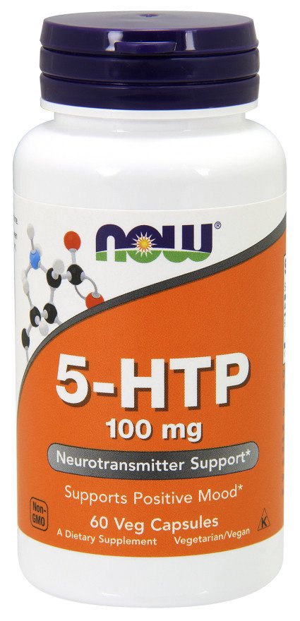 NOW Foods, 5-HTP, 100mg - 60 vcaps