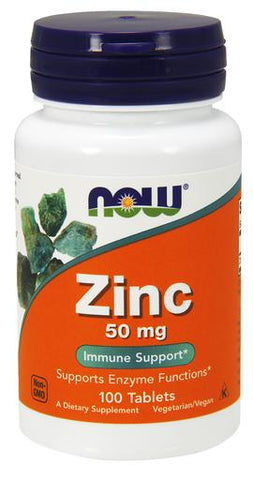 NOW Foods, Zinc, 50mg - 100 tabs